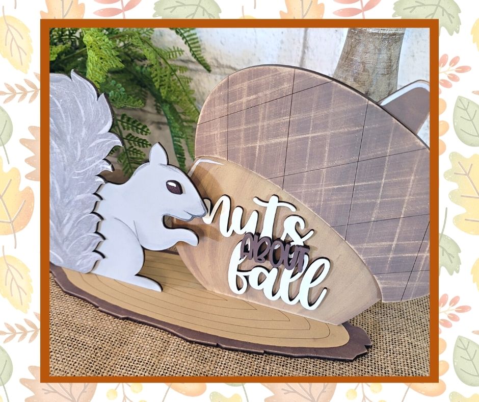 Nuts About Fall Shelf Sitter DIY Kit