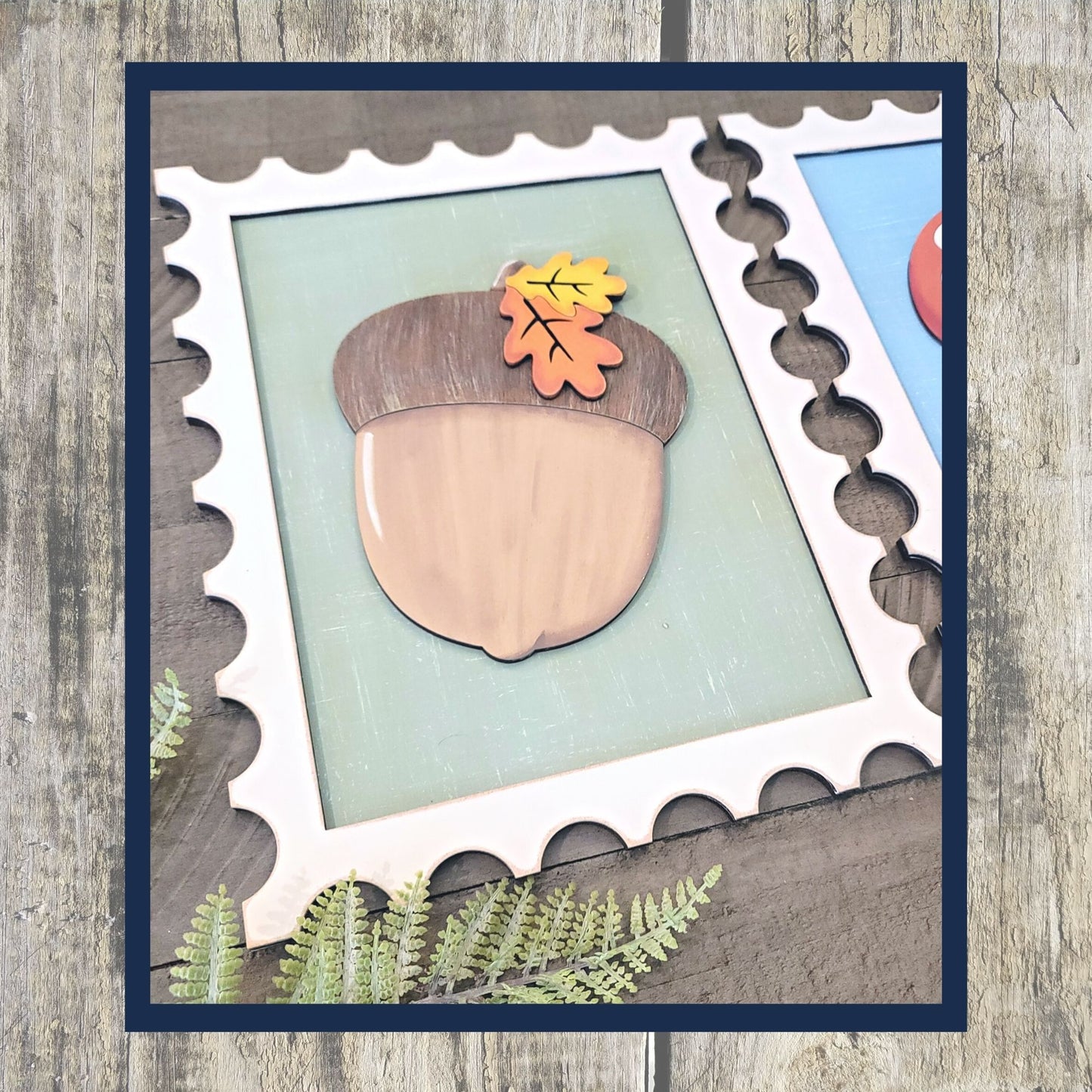 Fall Stamp Collection Wall Sign DIY Kit