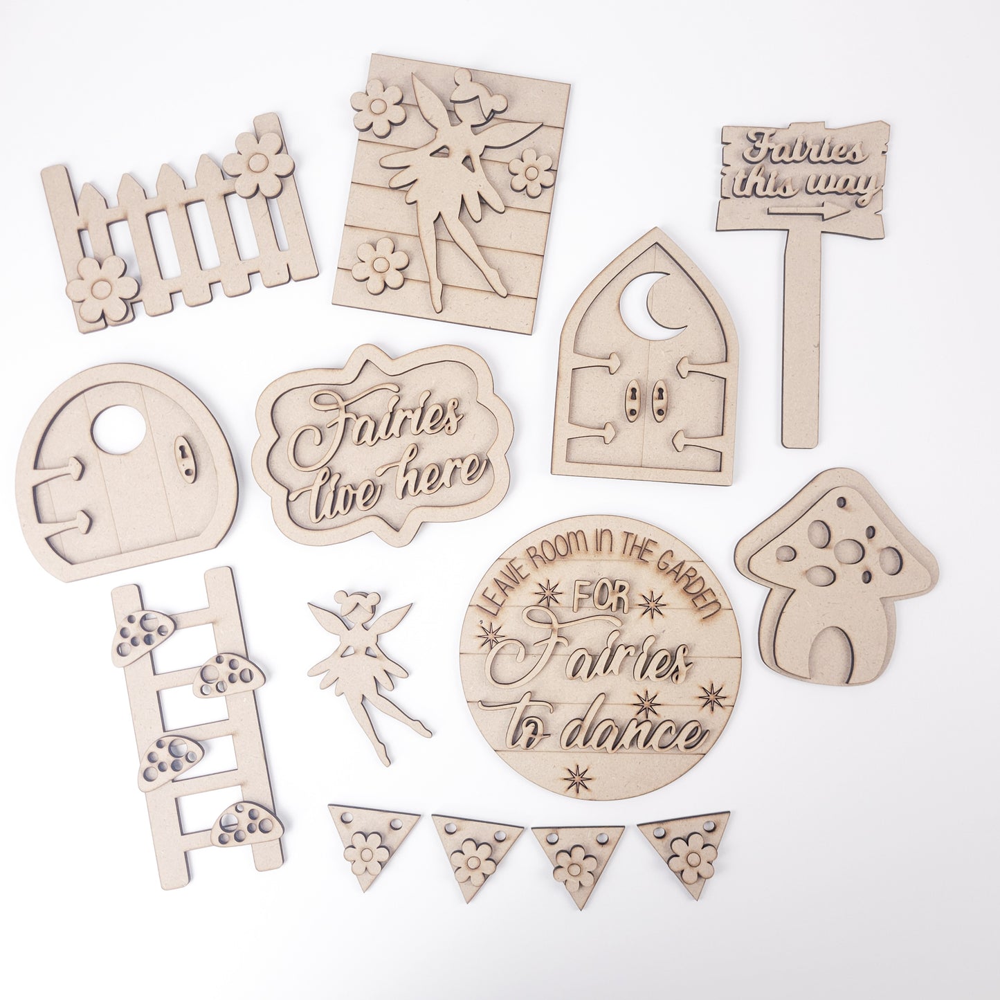 Fairy Garden Tiered Tray DIY Paint Kit