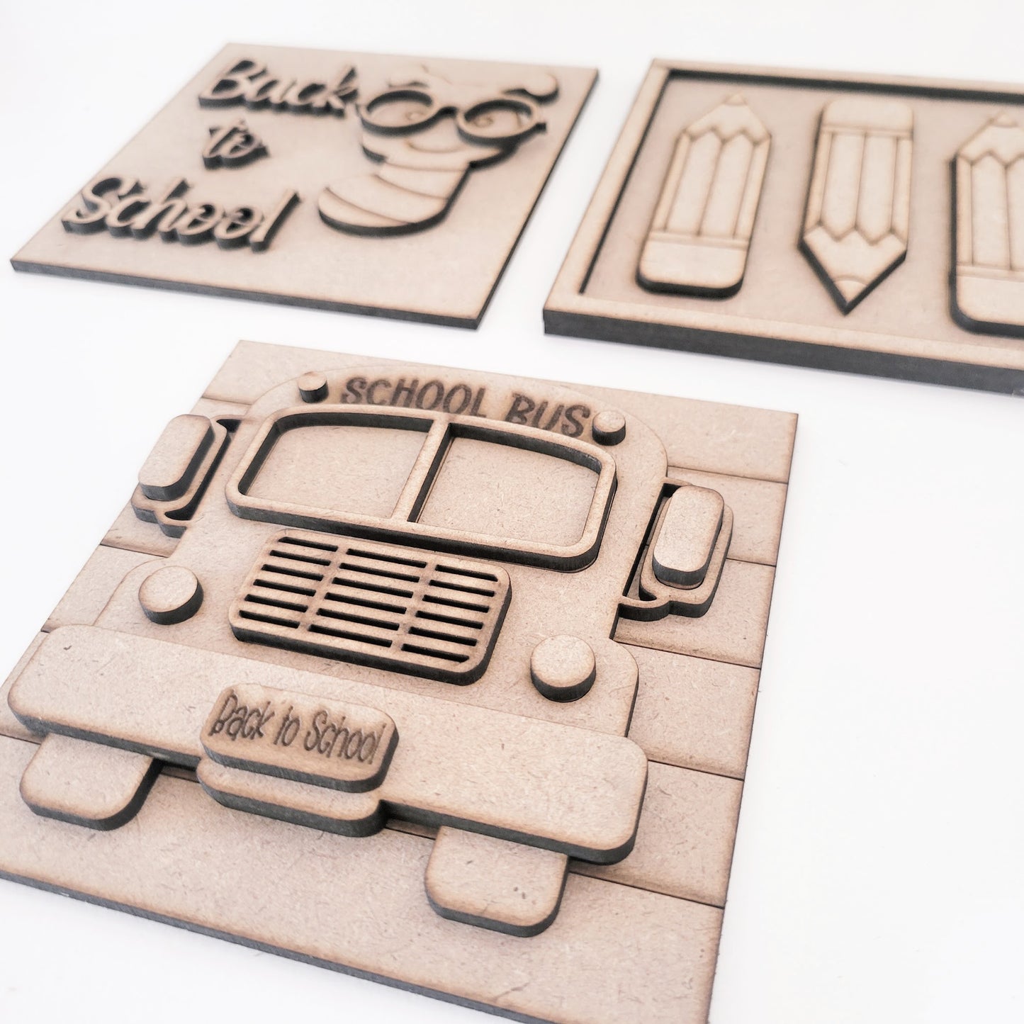 Back to School Square Tiles