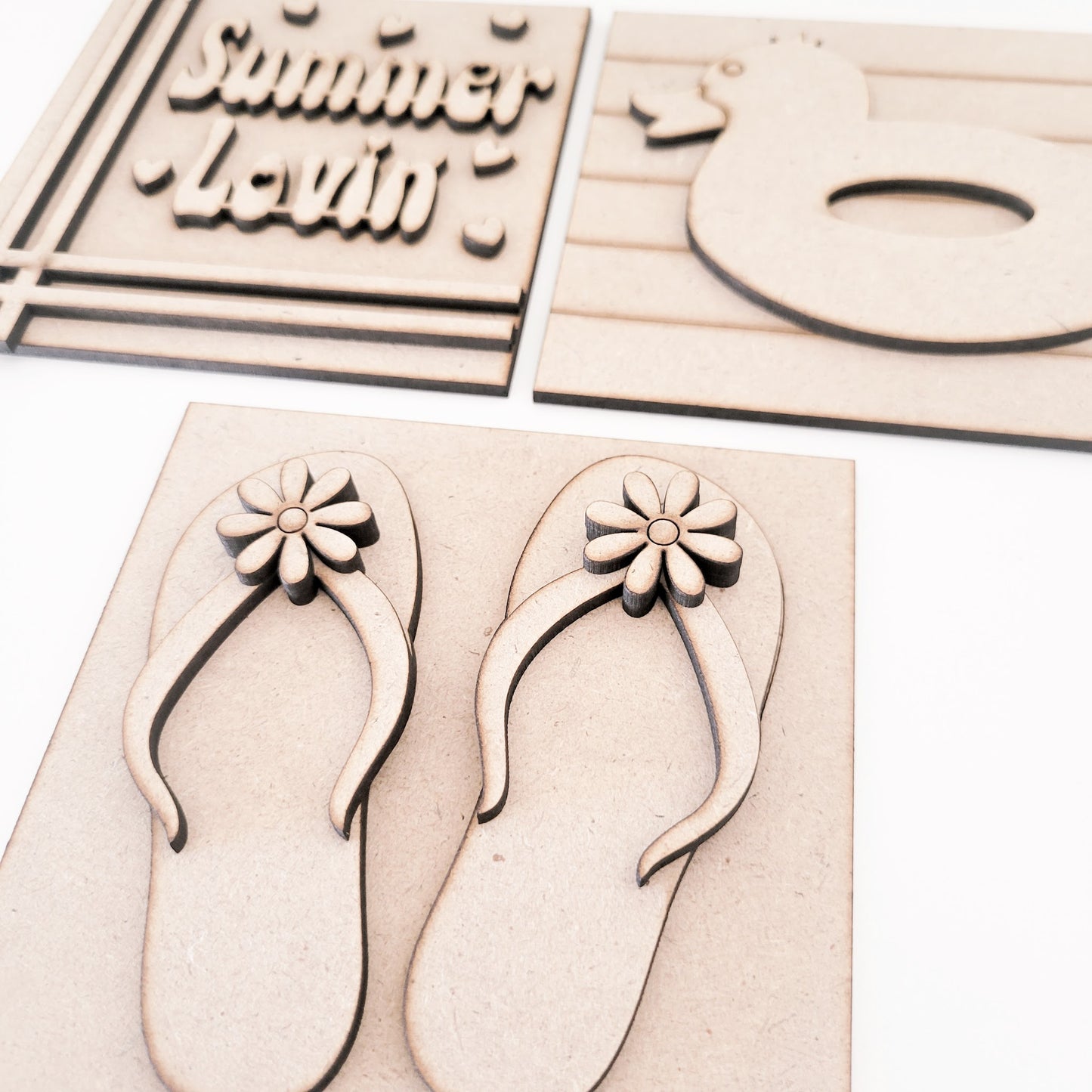 Summer Lovin and Pool Time Square Tiles