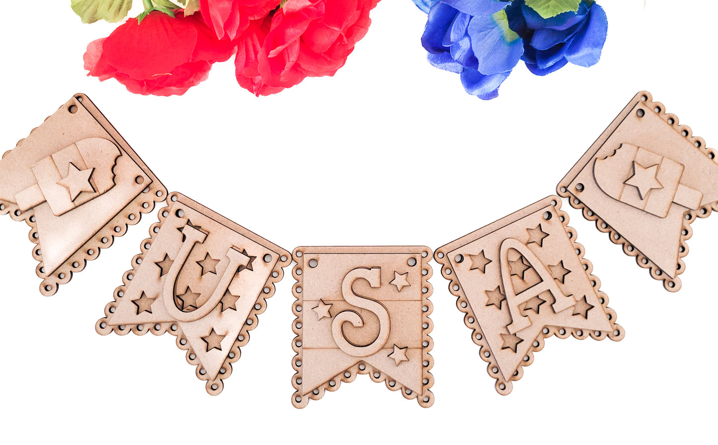 USA 4th of July Independence Day Banner DIY Kit