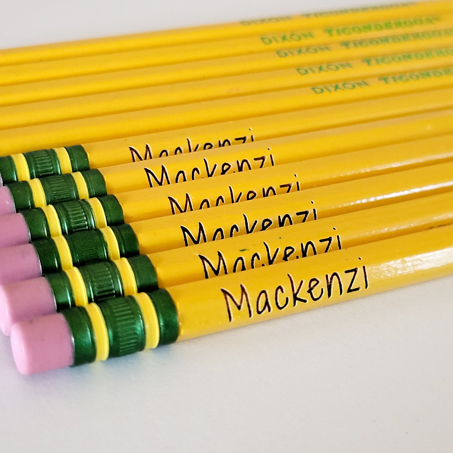 Custom Name Personalized Engraved Pencils for Back to School