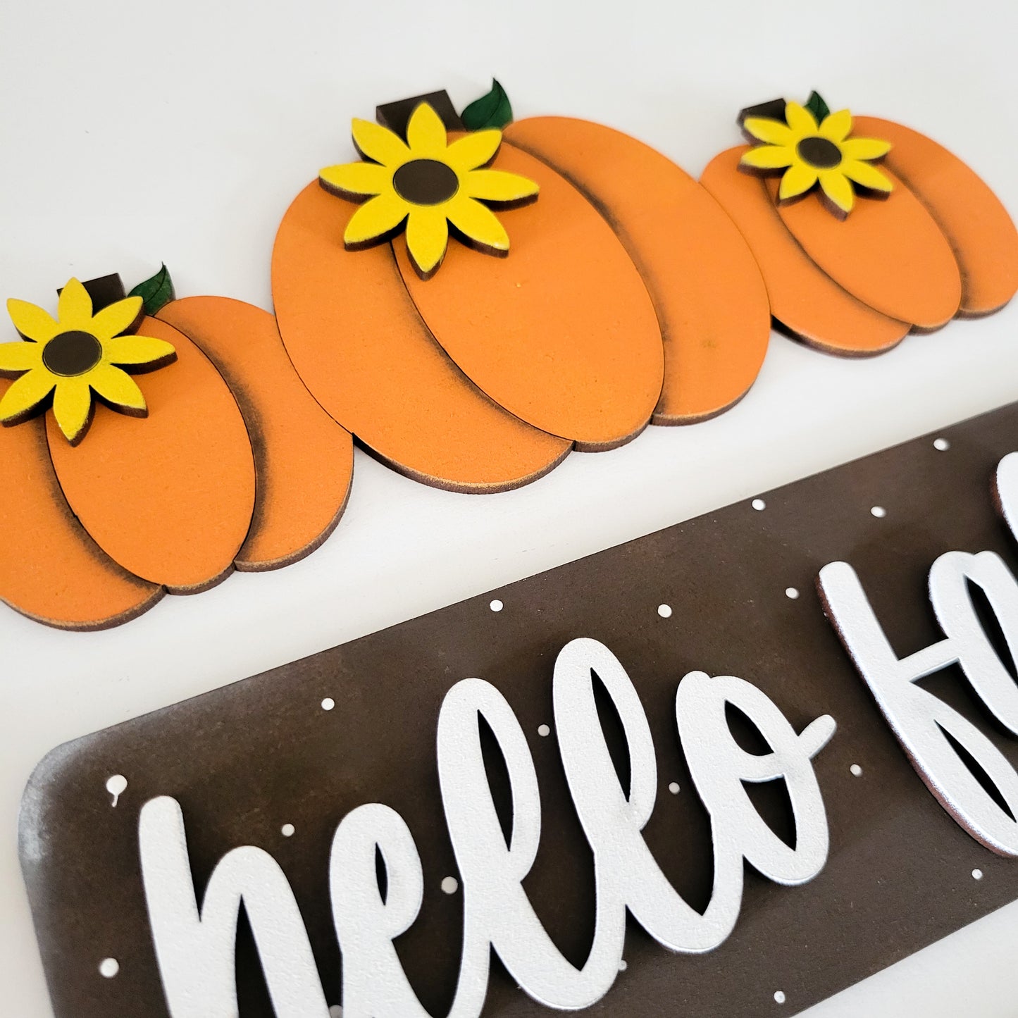 Hello Fall Pumpkins Interchangeable Truck Add-On