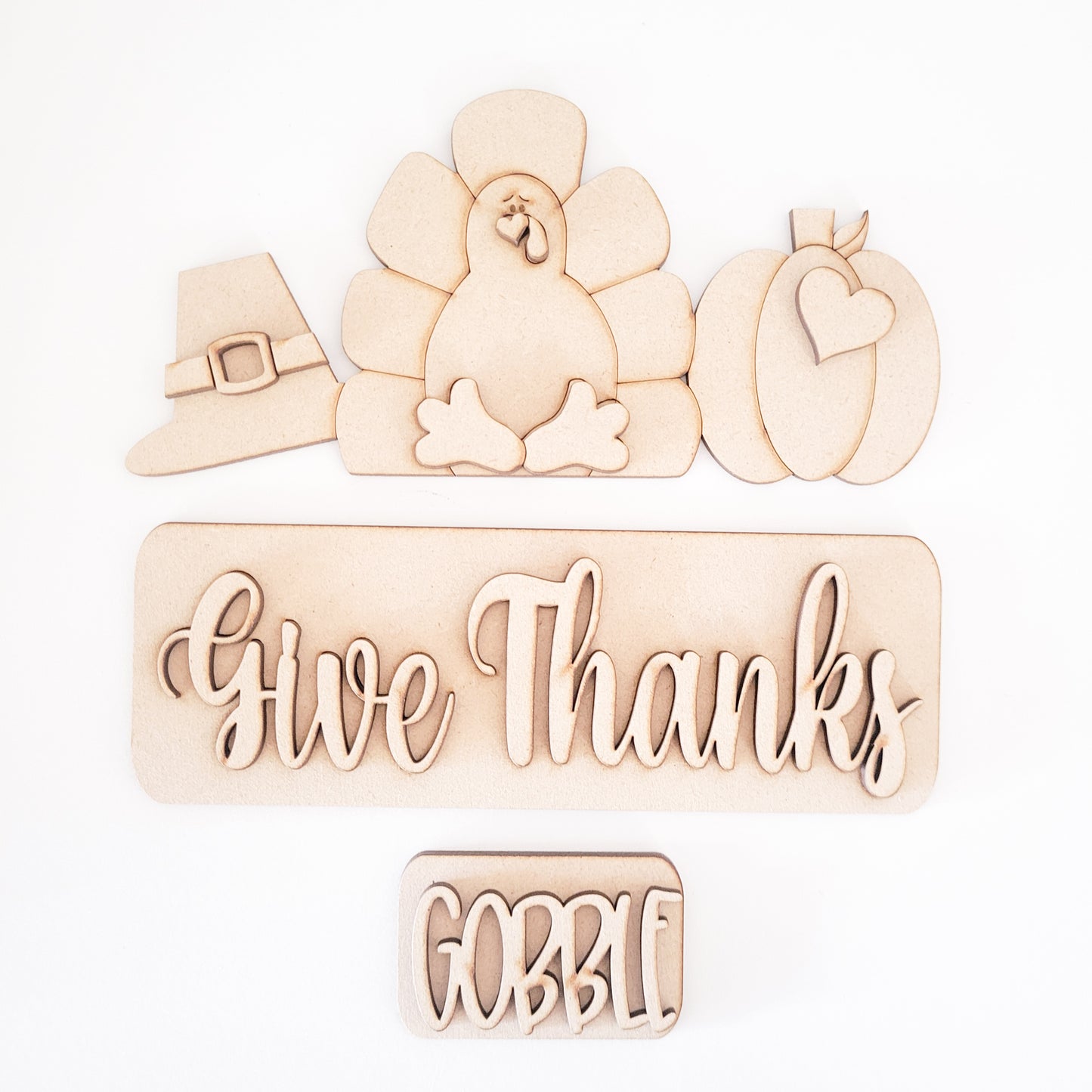 Give Thanks Thanksgiving Turkey Interchangeable Truck Add-On