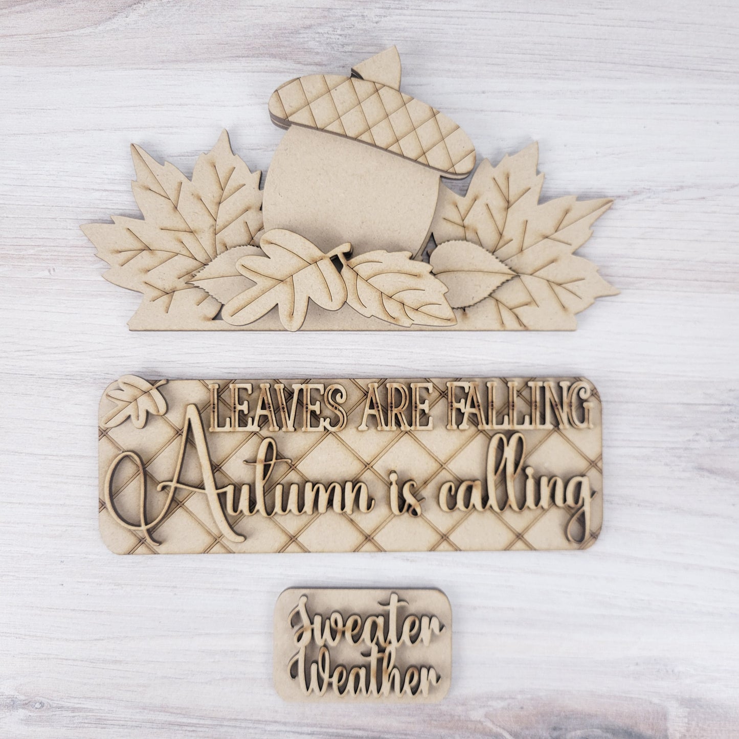 Autumn is Calling Fall Interchangeable Truck Add-On