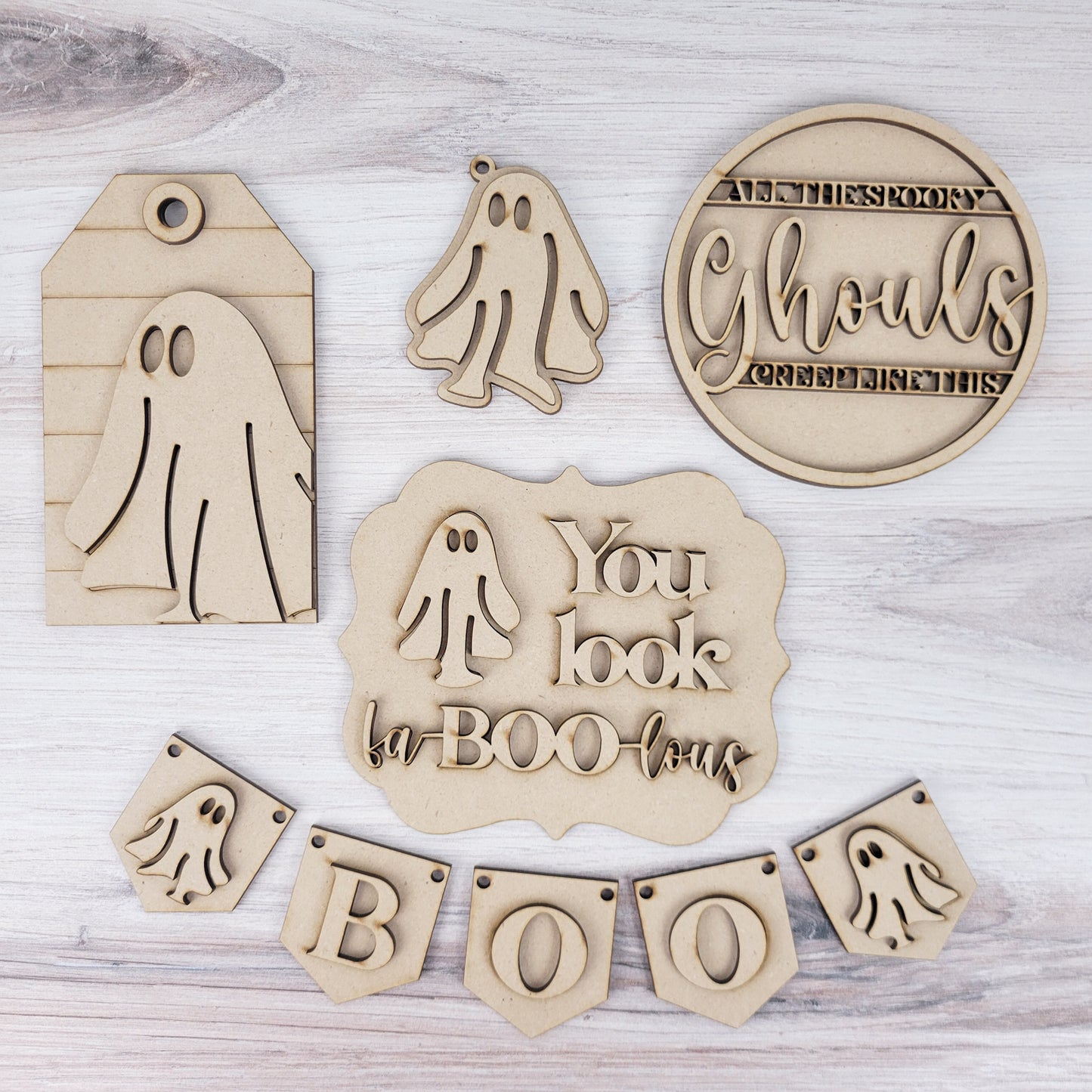 Fa-BOO-lous Halloween Tiered Tray DIY Paint Kit