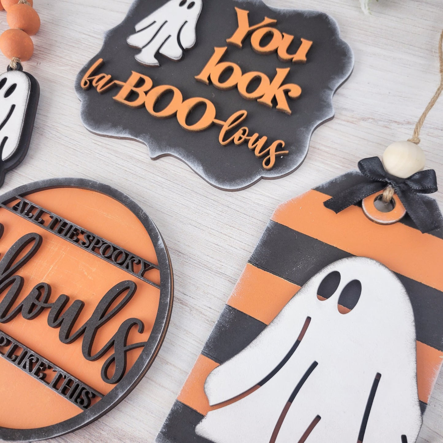 Fa-BOO-lous Halloween Tiered Tray DIY Paint Kit