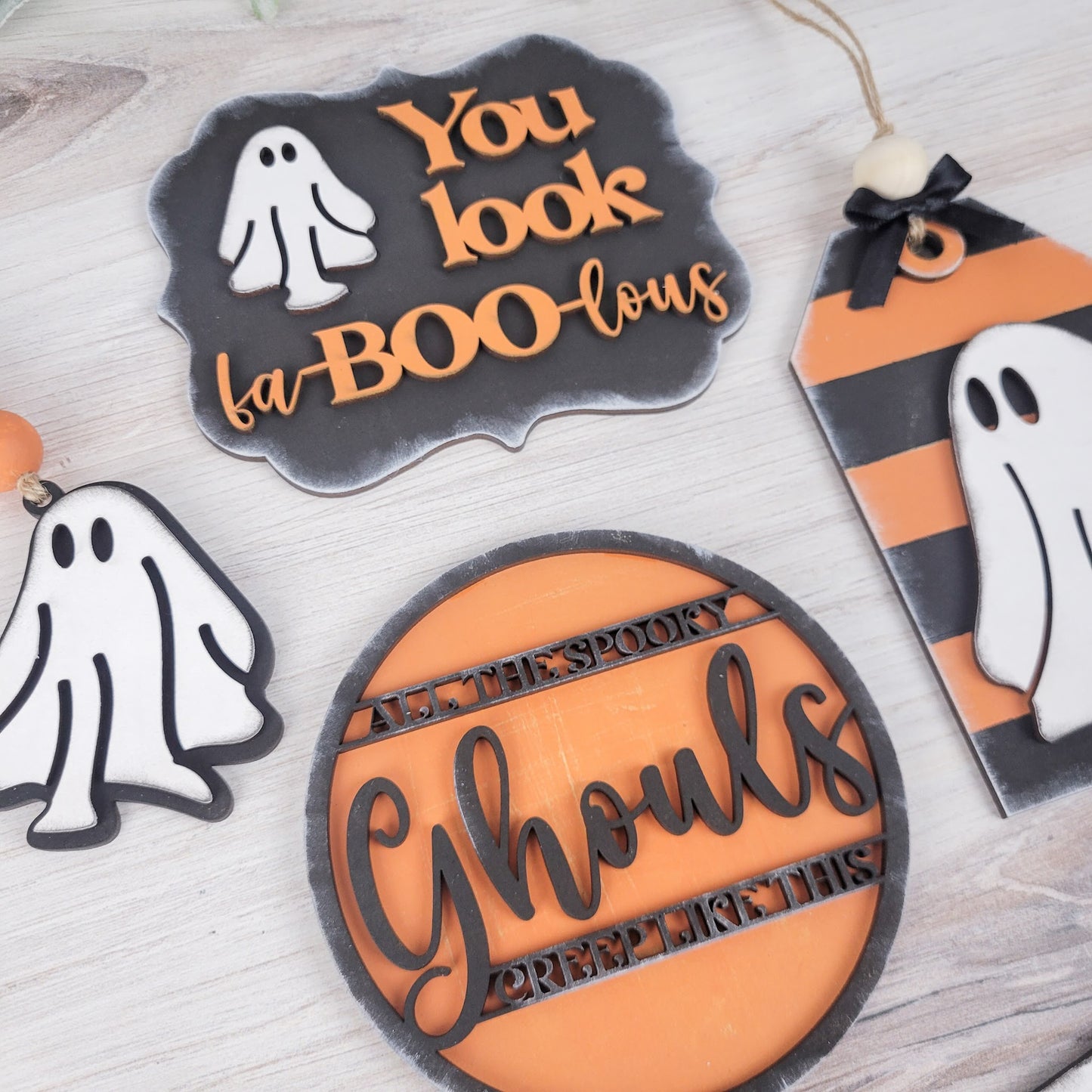 Fa-BOO-lous Halloween Tiered Tray DIY Paint Kit