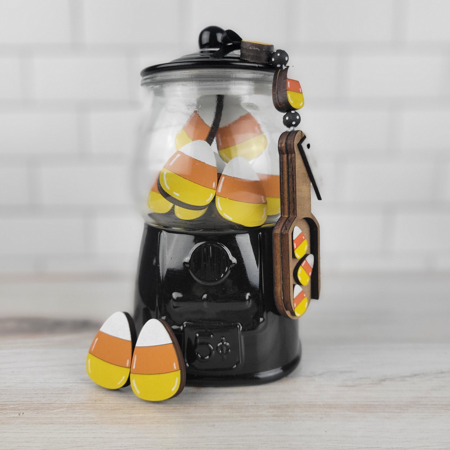 Candy Corn Halloween Gumball Jar Filler