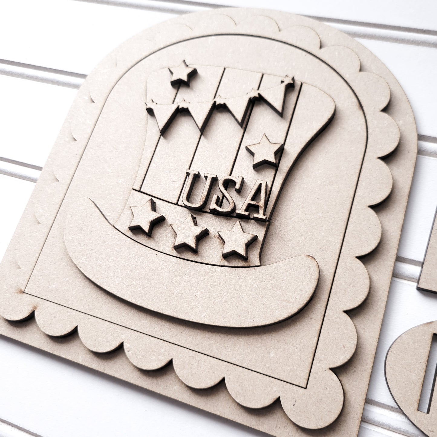 July V2 Seasonal Interchangeable Insert – Fits DIY Arched Frame Kits