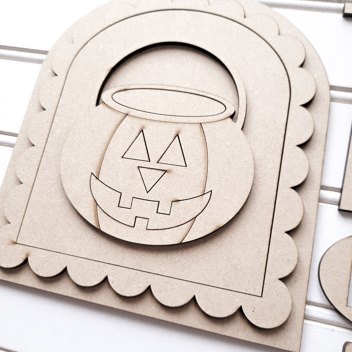 October V1 Seasonal Interchangeable Insert – Fits DIY Arched Frame Kits