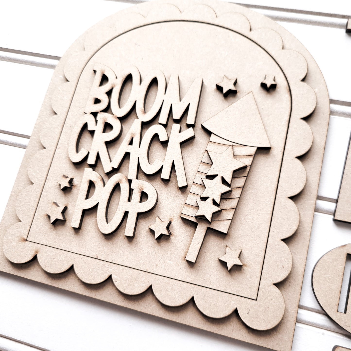 July V1 Seasonal Interchangeable Insert – Fits DIY Arched Frame Kits