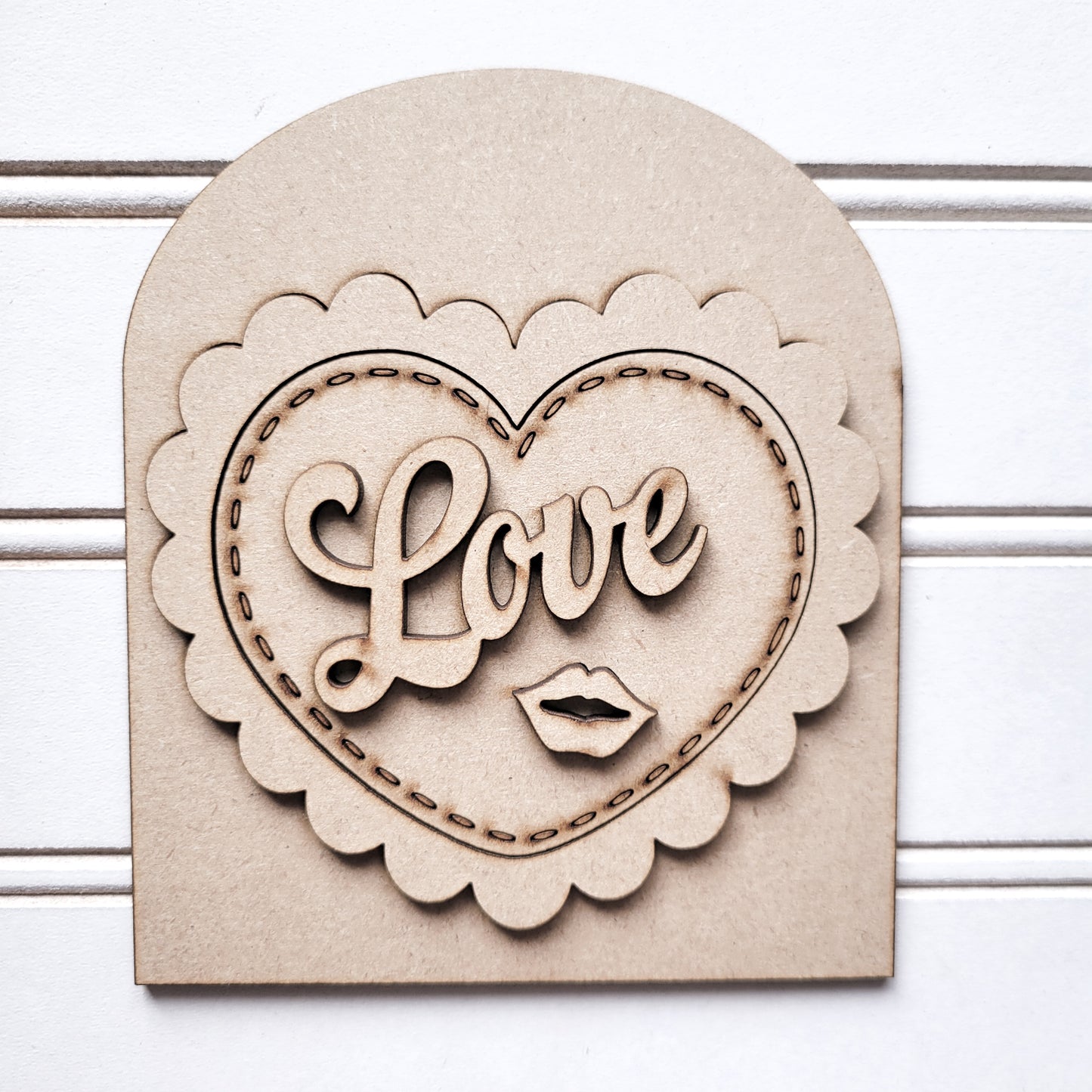 February V1 Seasonal Interchangeable Insert – Fits DIY Arched Frame Kits