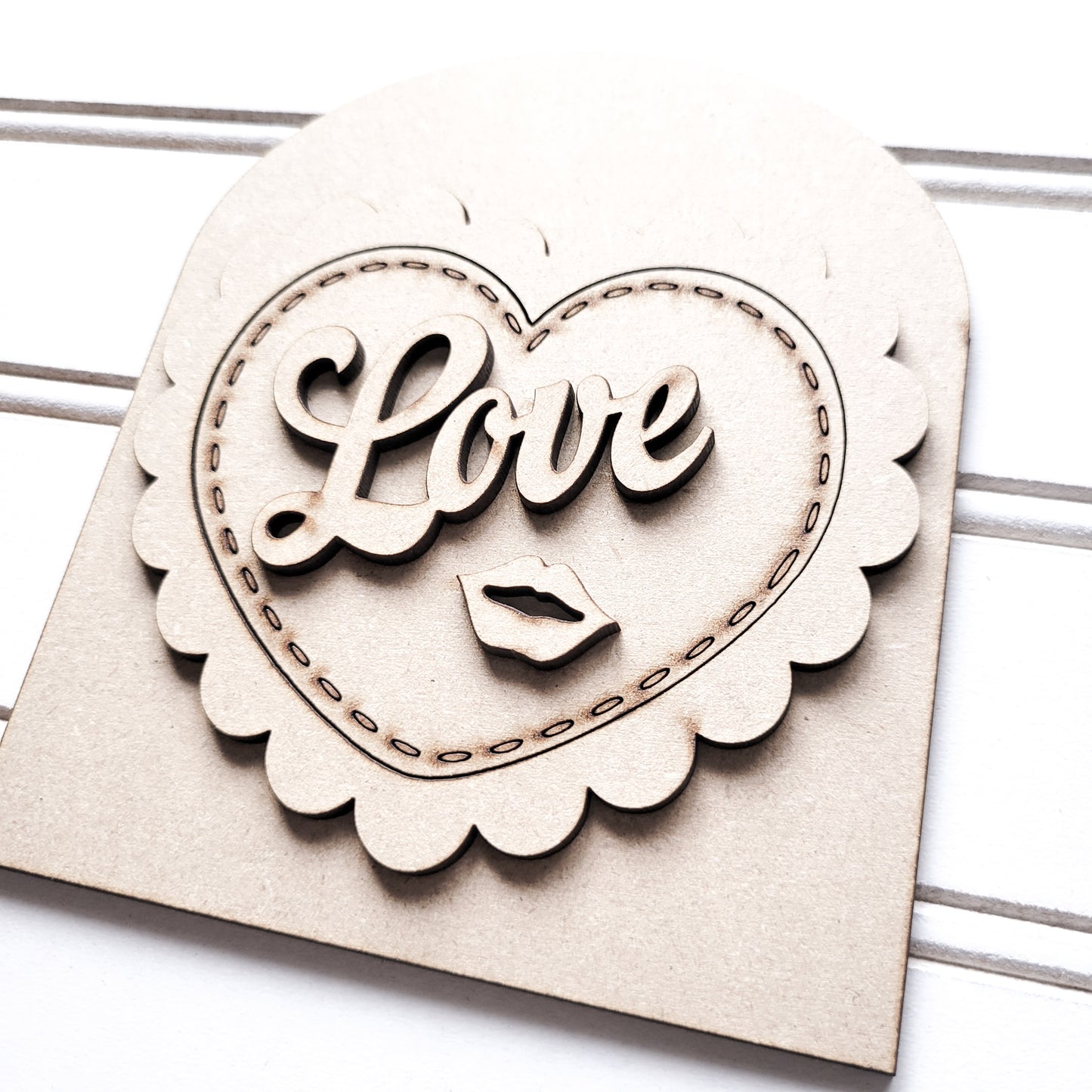 February V1 Seasonal Interchangeable Insert – Fits DIY Arched Frame Kits