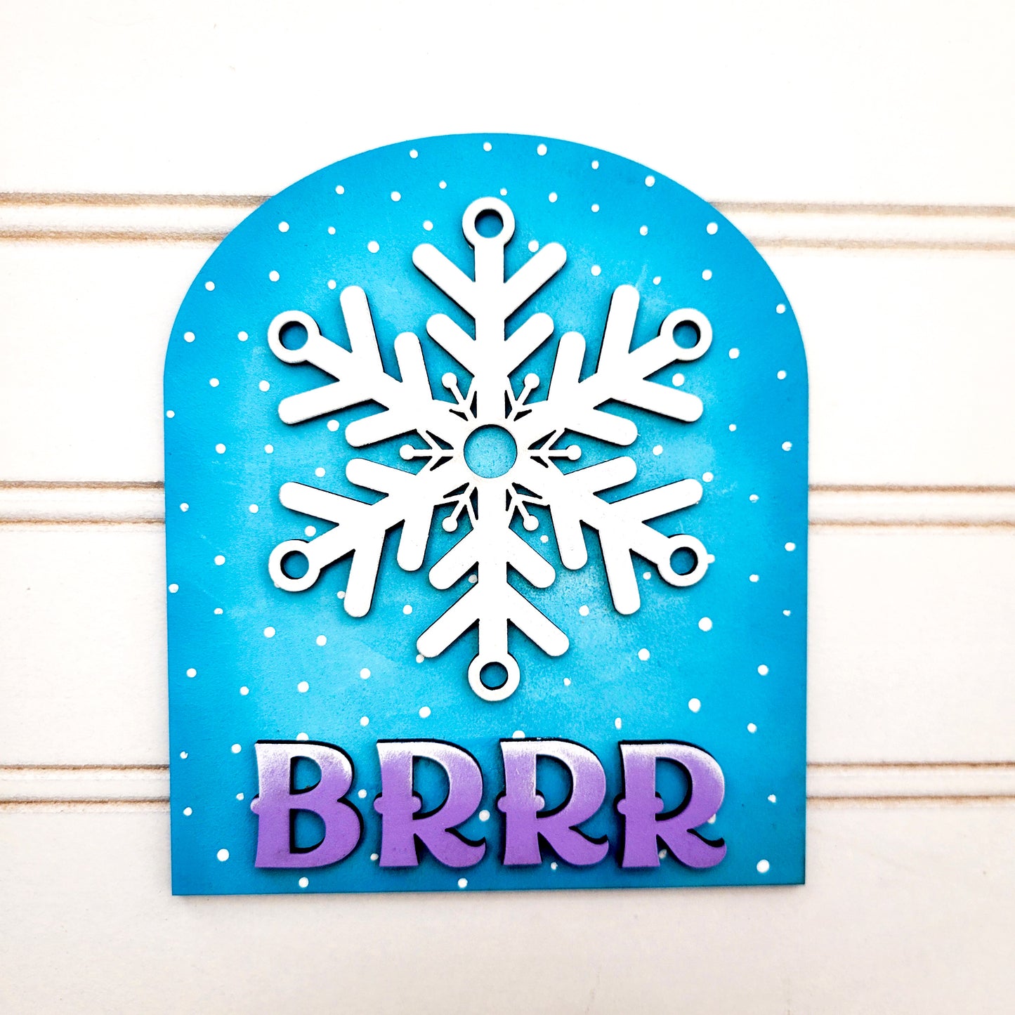 January V1 Seasonal Interchangeable Insert – Fits DIY Arched Frame Kits