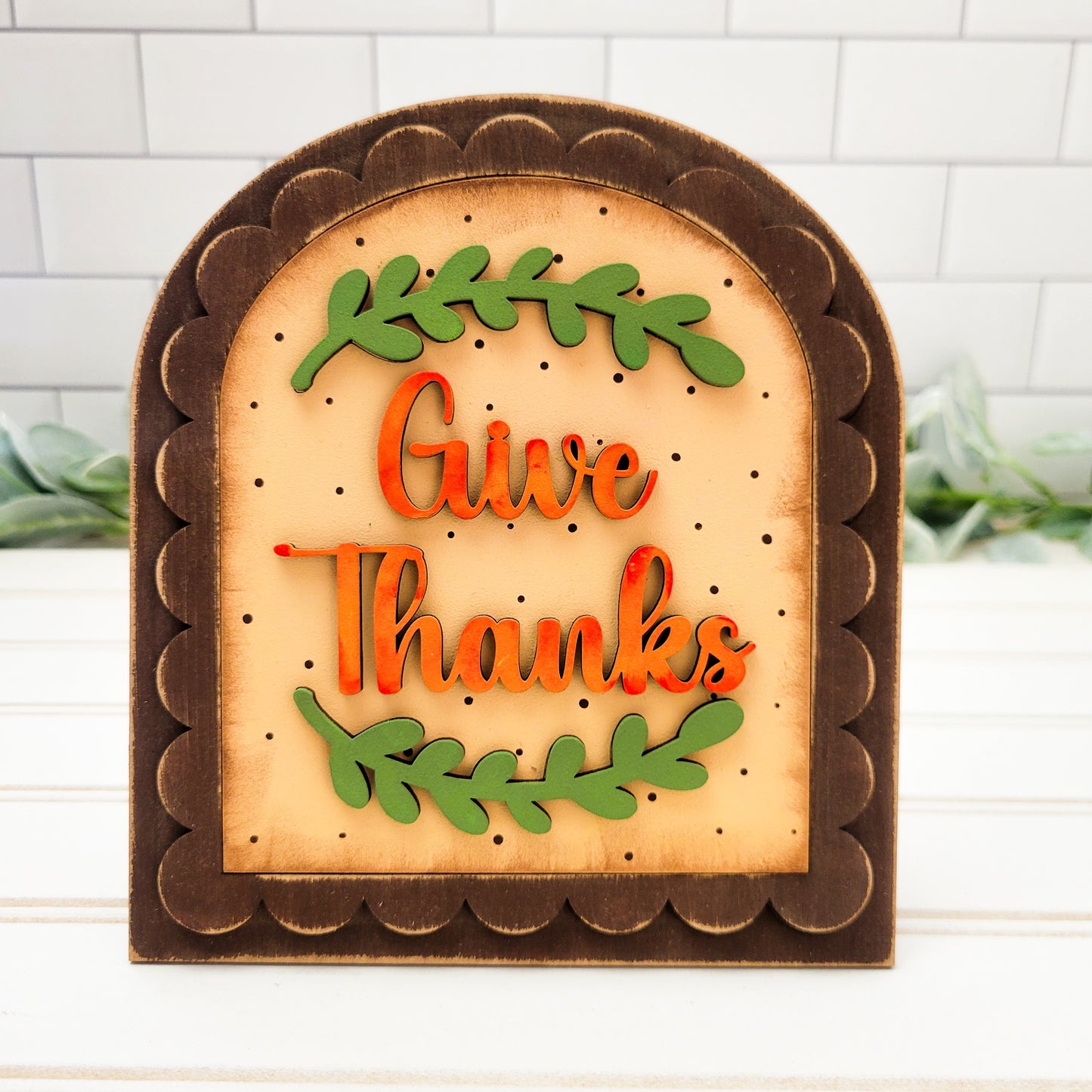 November V1 Seasonal Interchangeable Insert – Fits DIY Arched Frame Kits