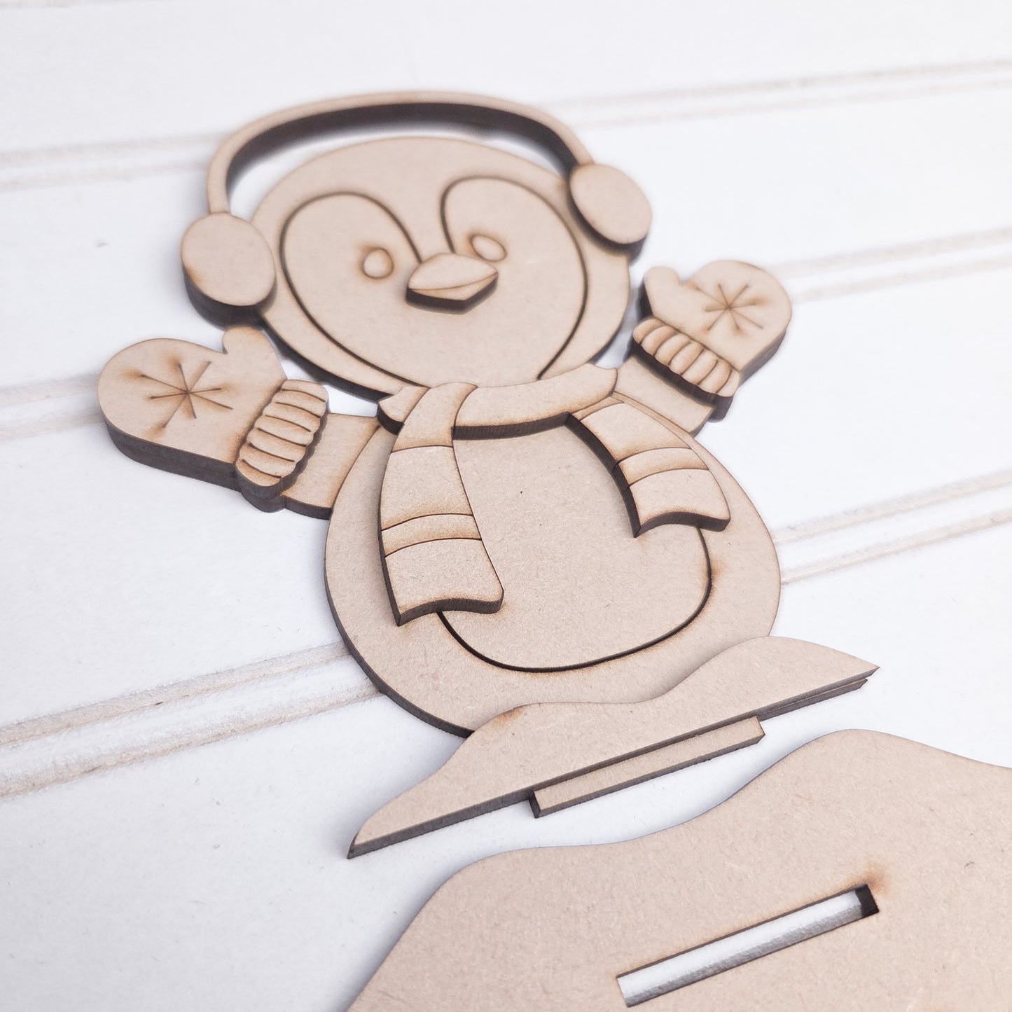 Standing Winter Penguin DIY Paint Kit