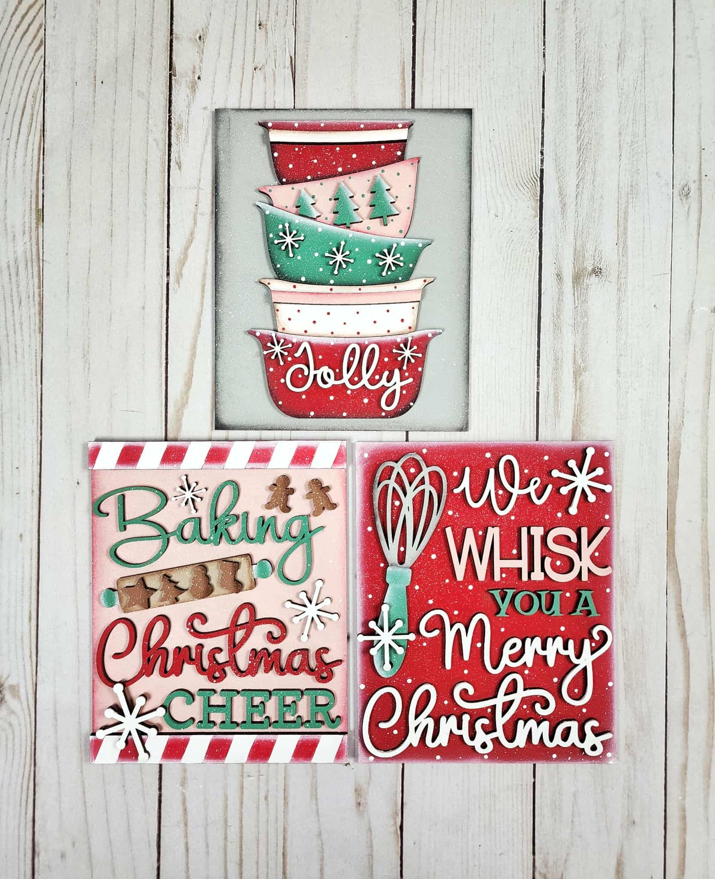 Christmas Baking Interchangeable Mini Signs with Frame October 2025