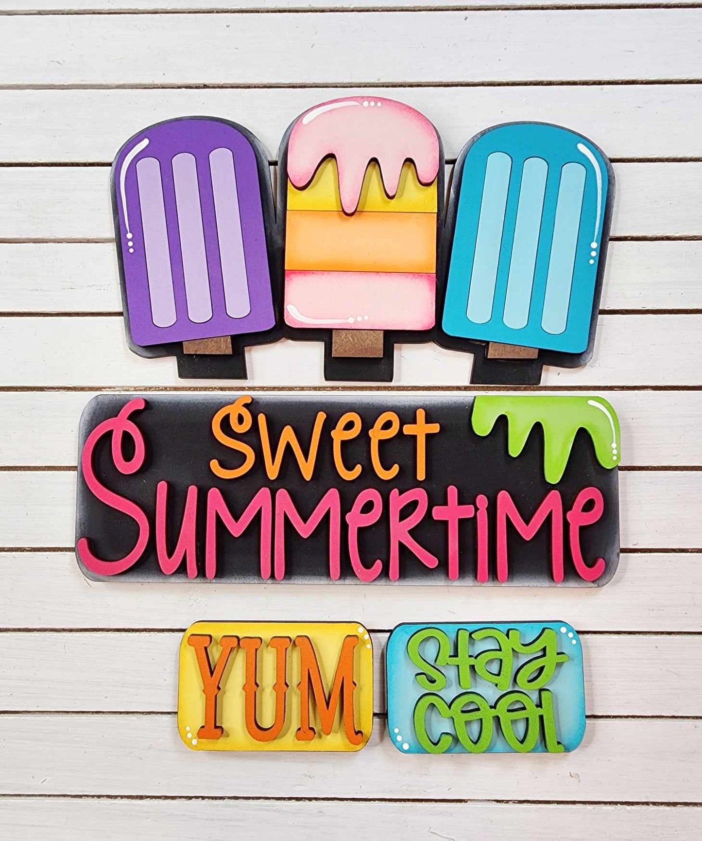 Sweet Summertime Popsicles Interchangeable Truck Add-On
