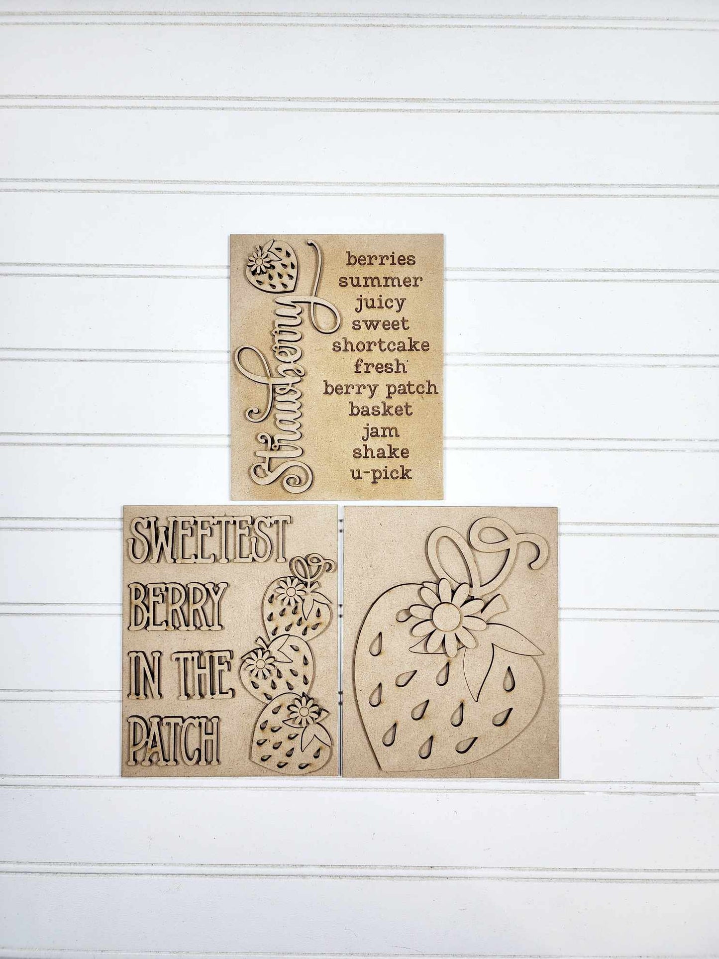 Berry Sweet Sign Trio May 2025