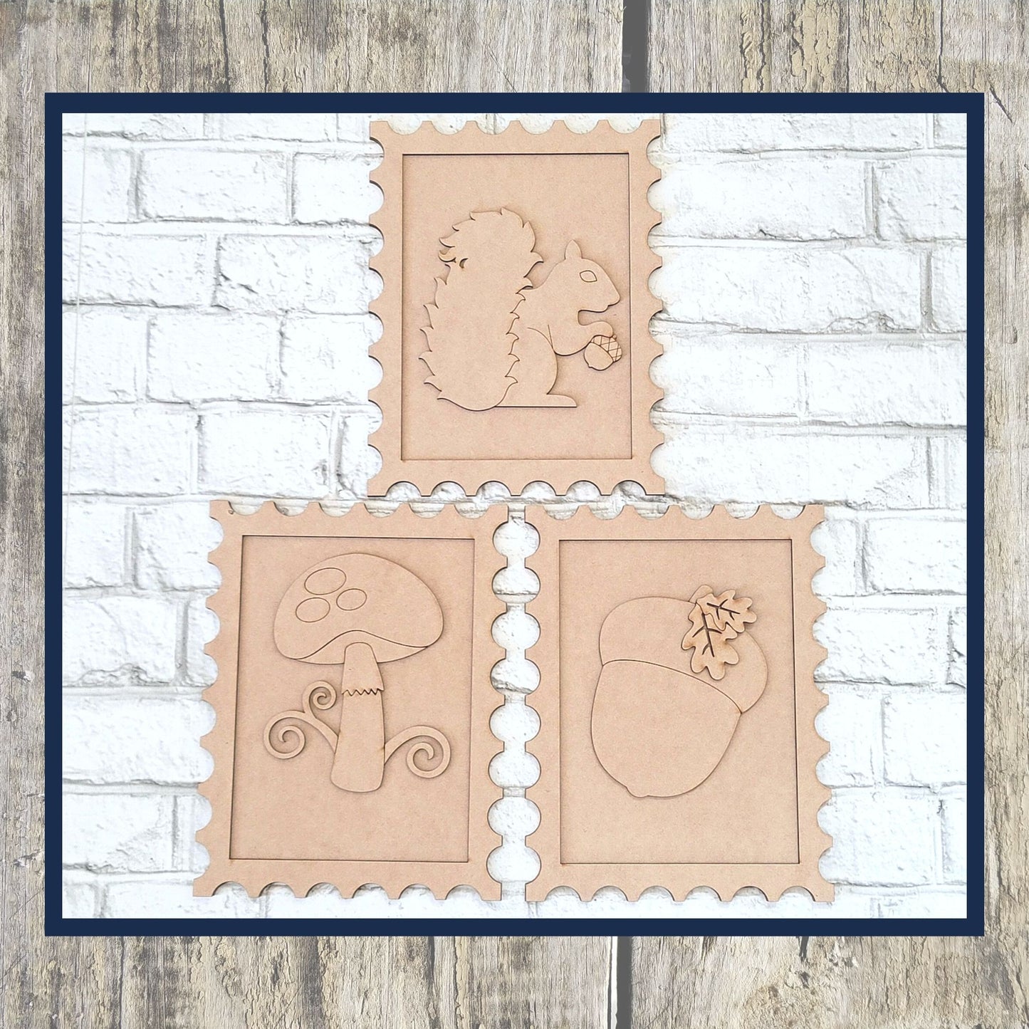 Fall Stamp Collection Wall Sign DIY Kit