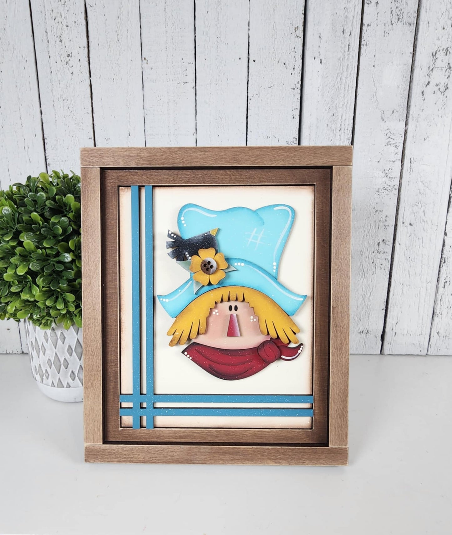 Fall Scarecrow Sign Trio September 2025
