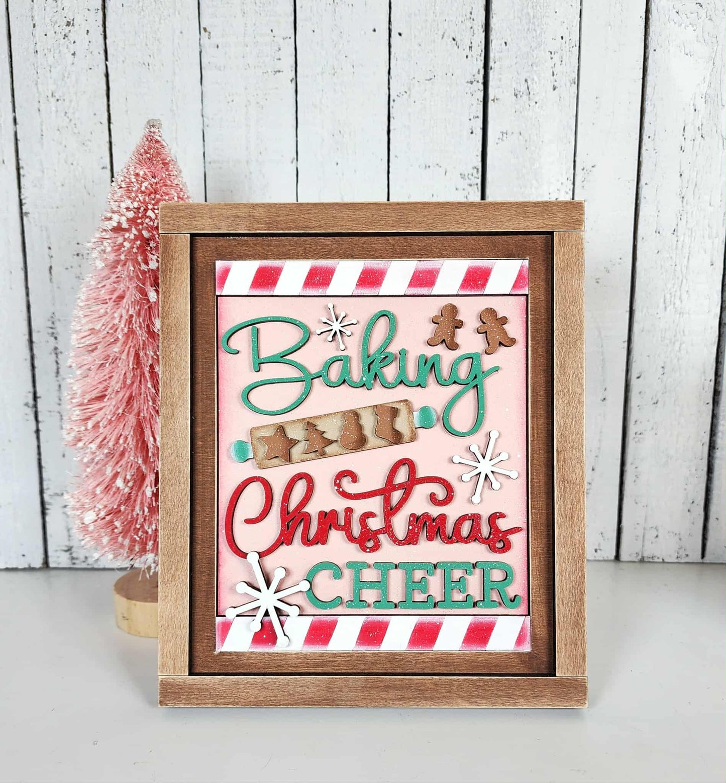 Christmas Baking Interchangeable Mini Signs with Frame October 2025
