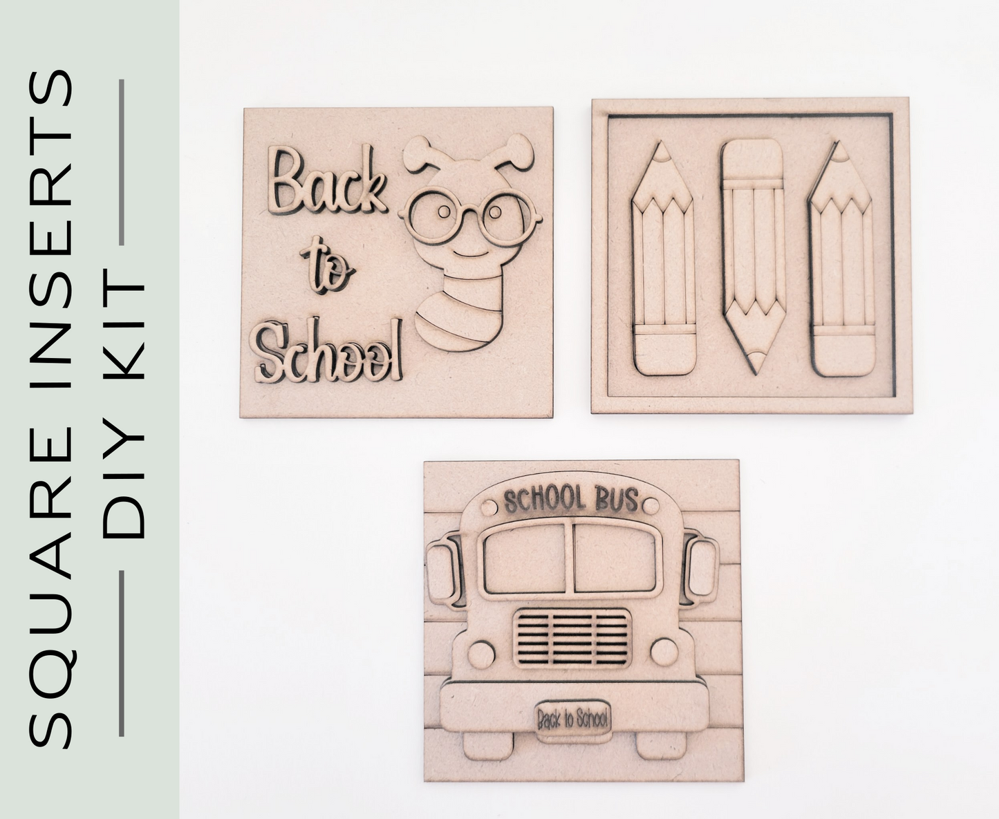 Back to School Square Tiles