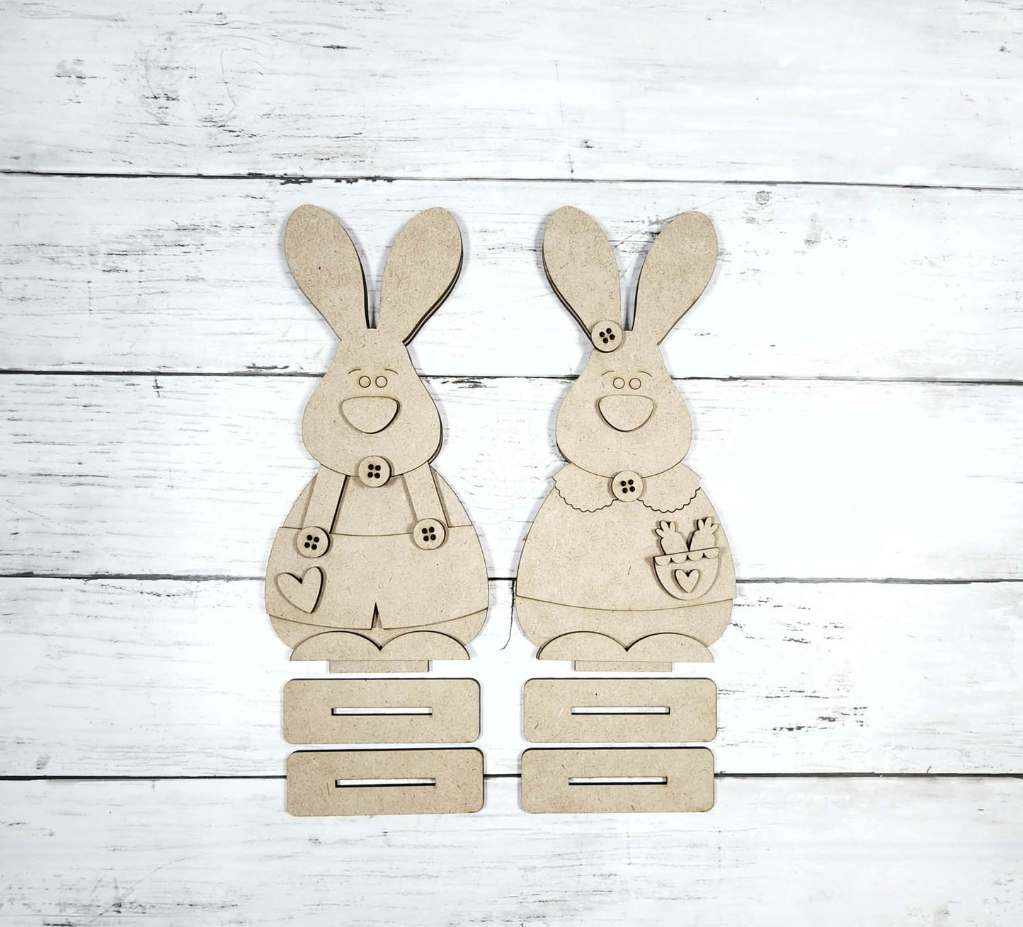 Pastels & Cotton Tails Bunny Couple February 2026