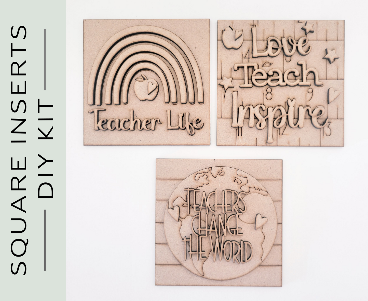 Teachers Change the World Square Tiles