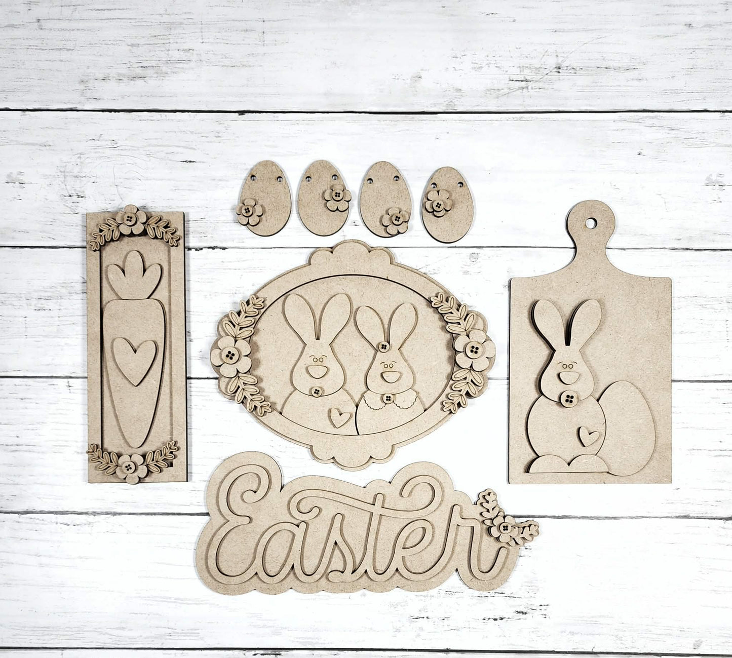 Pastels & Cotton Tails Decor Set February 2026
