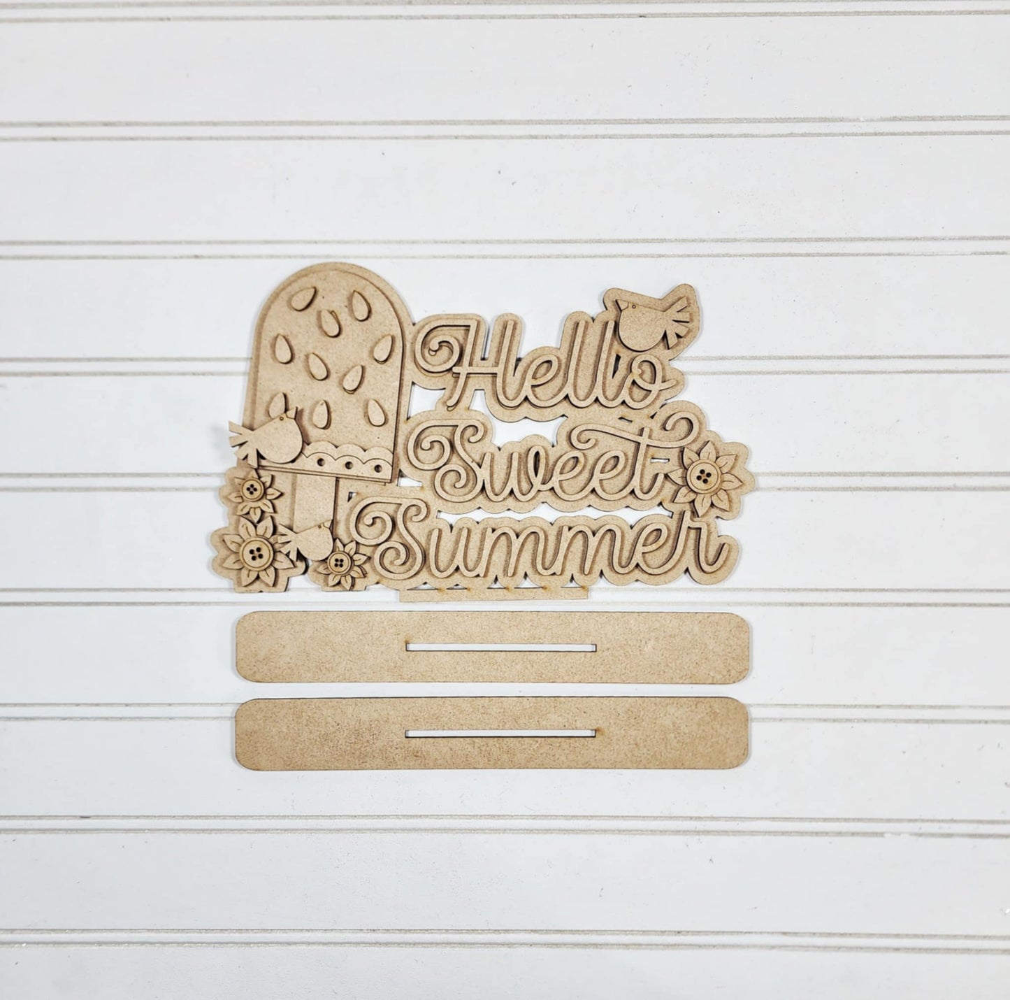 Vintage Watermelon Word Art June 2025