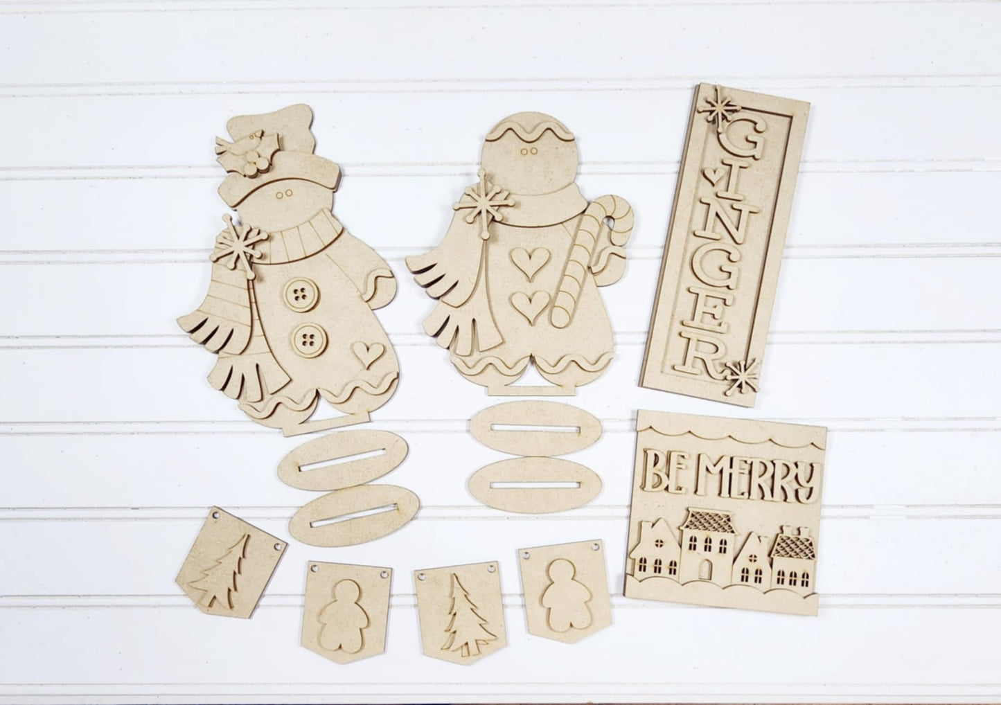 Victorian Gingerbread Christmas Decor Bundle July 2025