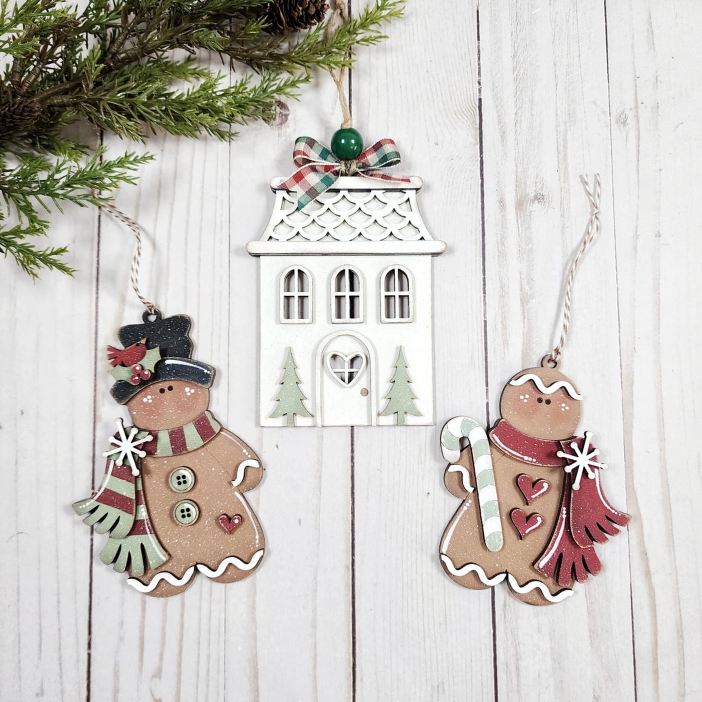 Victorian Gingerbread Christmas Ornaments July 2025