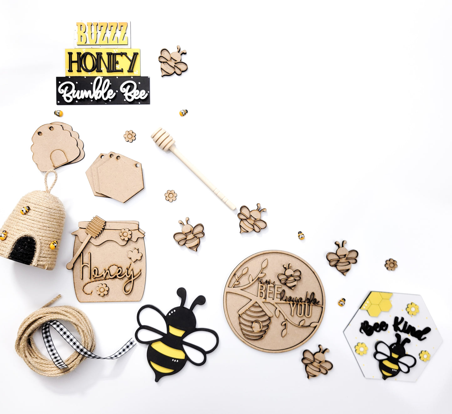 BEE kind and UnBEElievably You Tiered Tray Decor Set July 2022
