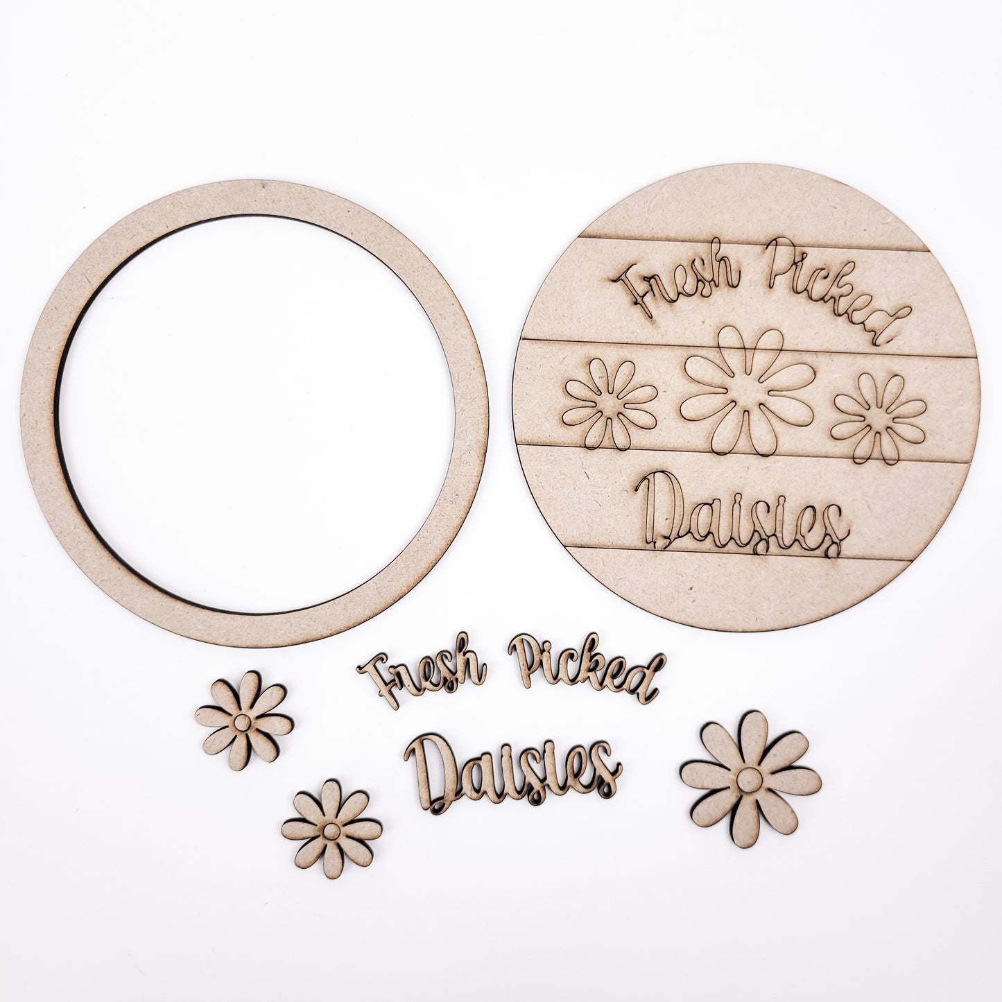 Sunshine & Daisies Summer Tiered Tray DIY Paint Kit