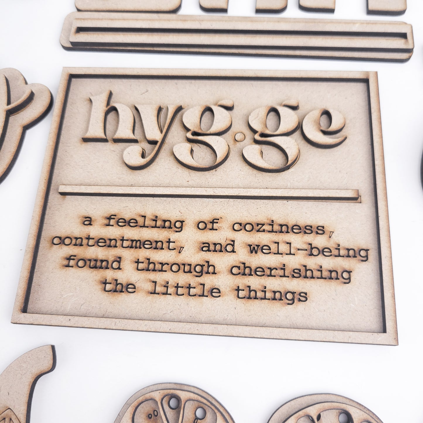 Hygge Cozy Vibes Tiered Tray DIY Paint Kit