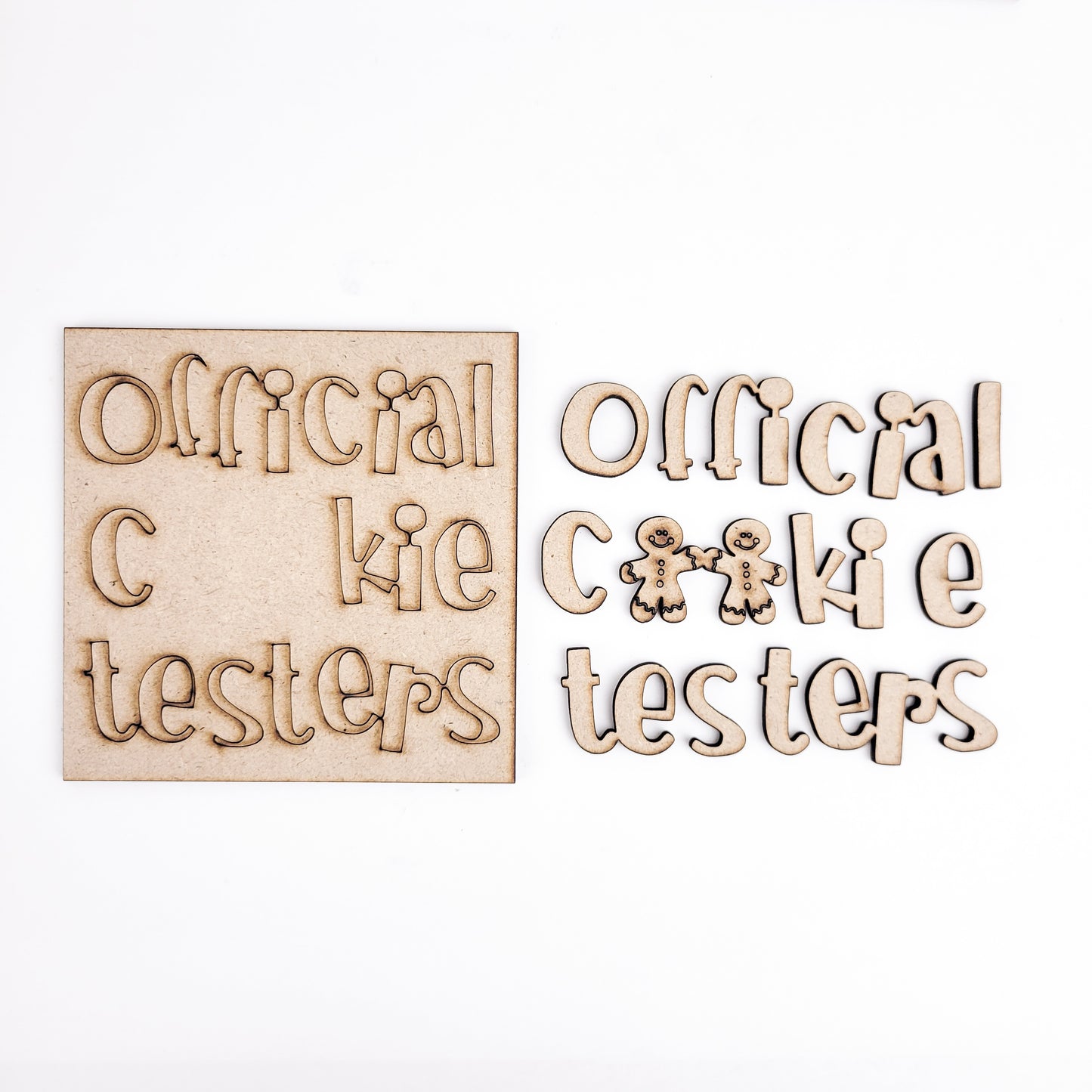 Baked With Love Gingerbread Square Tiles