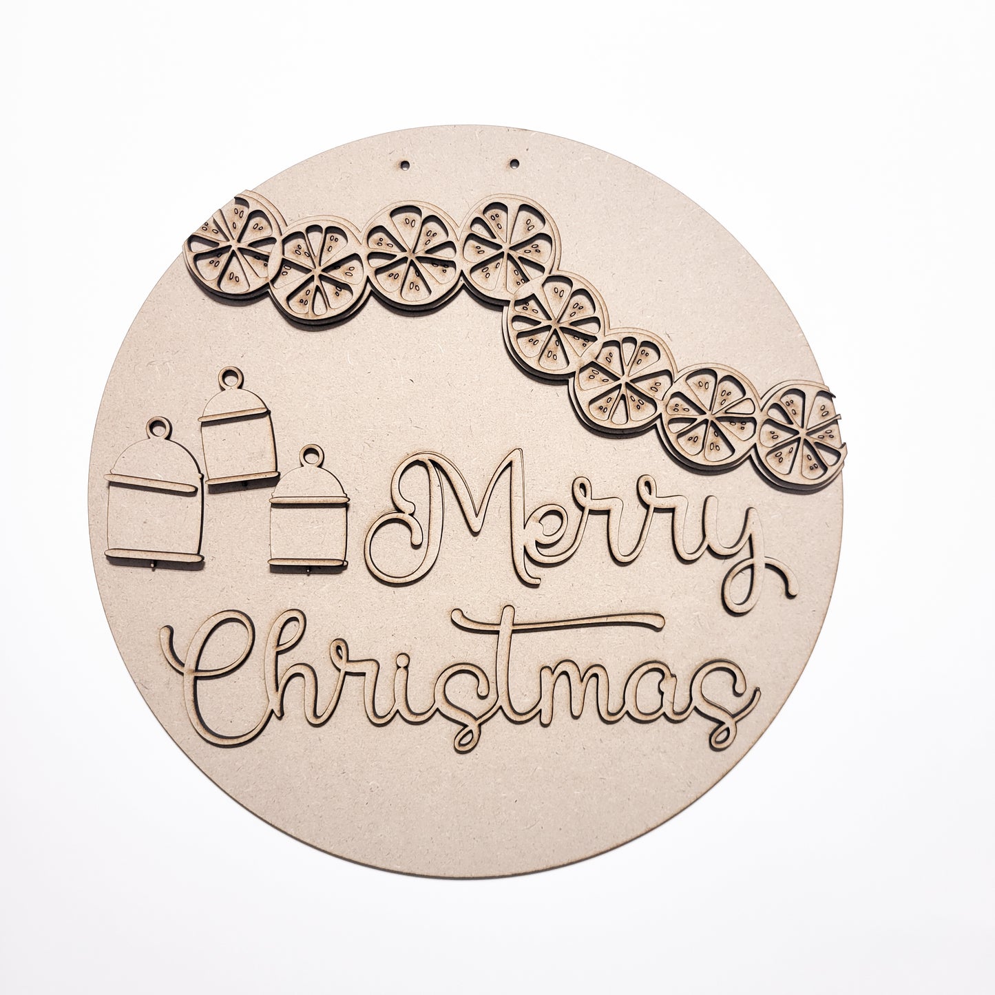 Hygge Merry Christmas Wall Sign DIY Kit