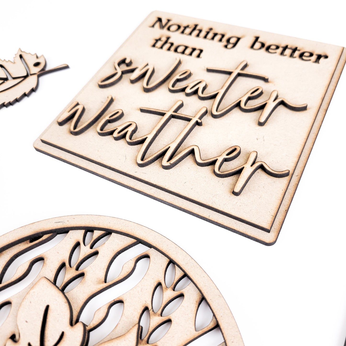 Sweater Weather Tiered Tray DIY Paint Kit