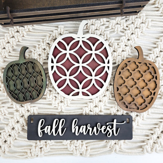 Fall Harvest Crate Inserts DIY Kit