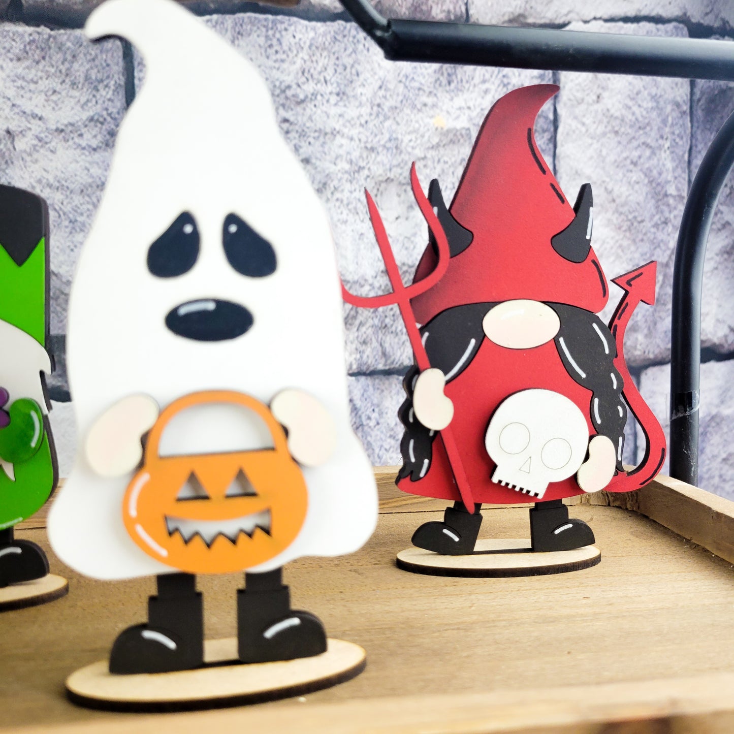 Standing Halloween Gnomes DIY Paint Kit