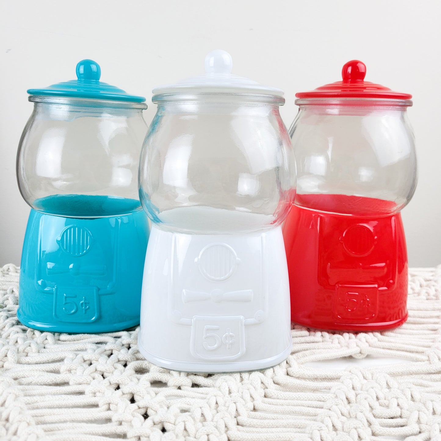 Blue Gumball Jar- QUANTITIES LIMITED