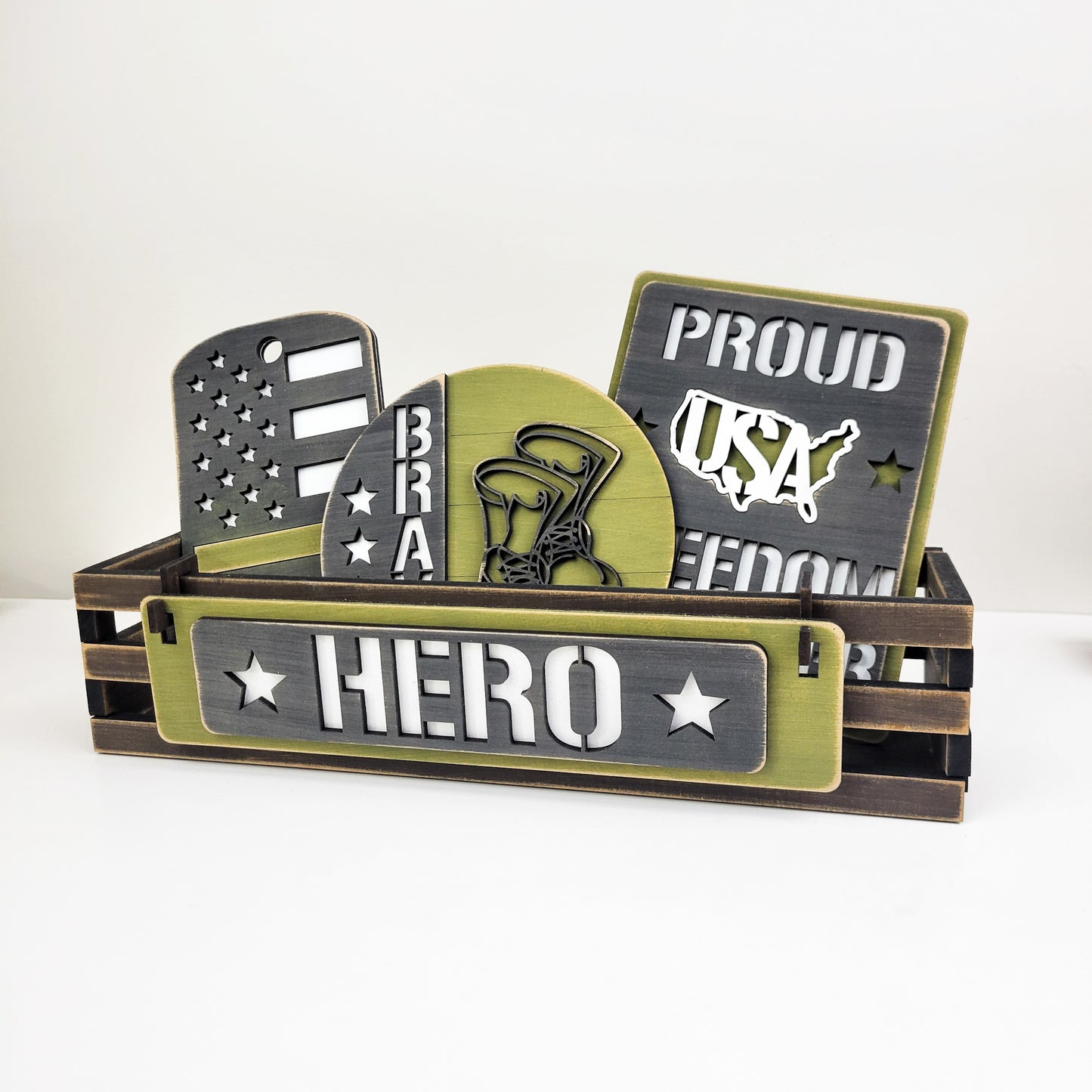 Military Hero Crate Inserts DIY Kit