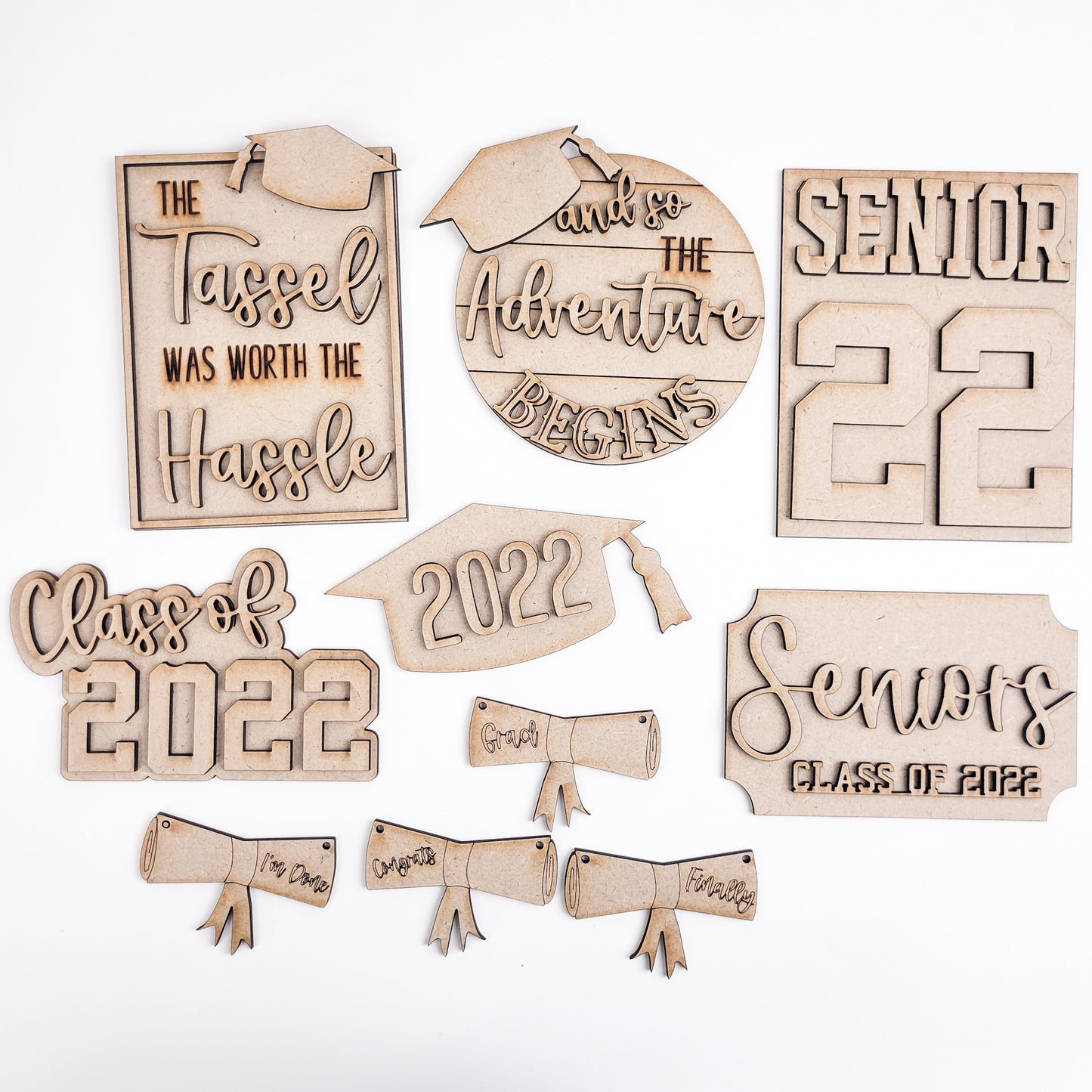 Graduation 2022 Seniors Tiered Tray DIY Paint Kit