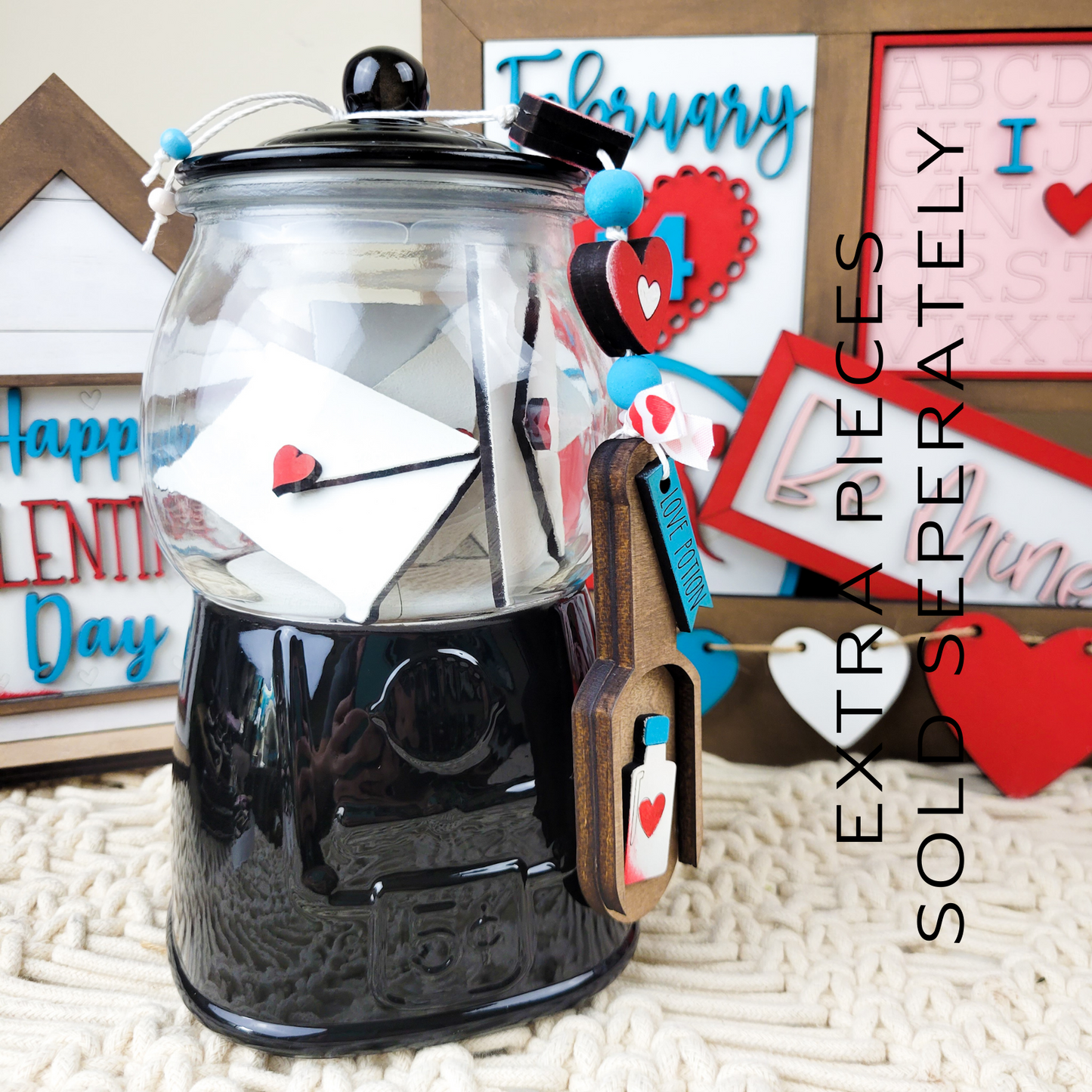 Black Gumball Jar- QUANTITIES LIMITED