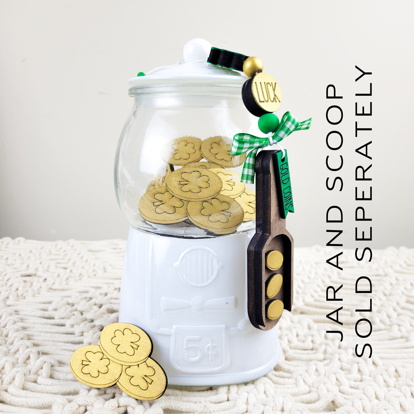 Gold Coins St. Patrick's Day Gumball Jar Filler