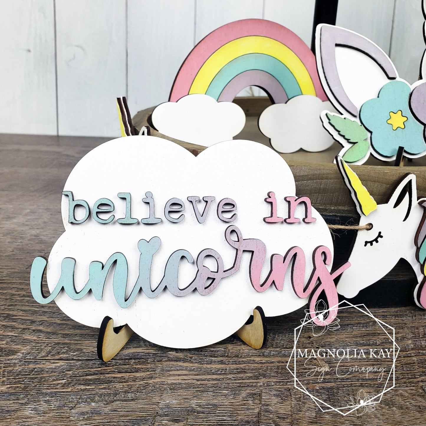 Unicorn Tiered Tray DIY Kit