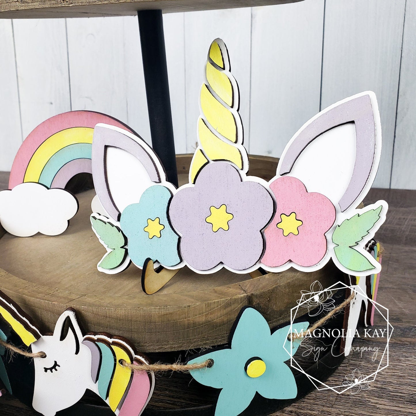 Unicorn Tiered Tray DIY Kit